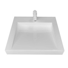 Sink My Space Breez 50 5032600, above the washing machine, with brackets, siphon, white