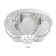 Chandelier 5955/400 CR chrome 4x40W E14 LED-RGB PDU 40x40x21cm