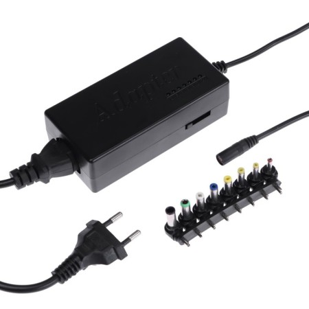 Universal charger for laptop Luazon ZU10, 120 W, with adapters 8 pcs