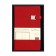Diary of a low -up A5, 136 Premier sheets, solid cover, artificial leather, lies, magnetic refuge, beige block 70 g/m2, red