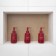 Magma liquid soap dispenser. Moroshka, 7x7x17.8 cm, red color