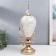 Interior metal souvenir, glass "Elegant Cup" Gold, Krakelyur 49x12.5x24 cm