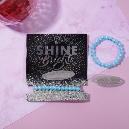 Elastic band and hair clip "Shine Bright"-2