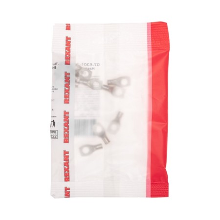 Tip of copper puddled tml-r 2.5–5 (2.5mm²-Ø5mm) GOST 7386-80 (in pack. 10 pcs.) Rexant 1080630-4