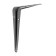 Bracket, 150x125x0.8 mm, metal, chromium color, 1 pc.
