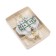 Double kranz outlet with grounding, hidden installation, 16a, beige KR-78-0248