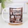 Sublimation mug "Five main rules in the bathhouse", with application