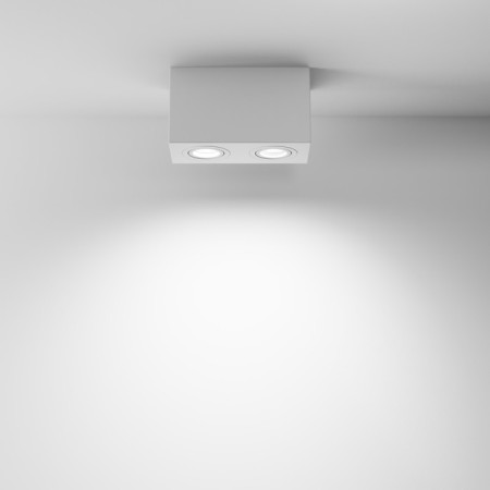 Technical C017CL-02W, 2XGU10, 50W, 20x10x1.5 cm lamp, white, white color-7