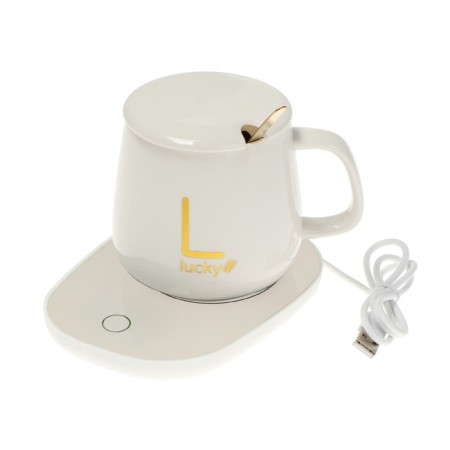 Heated LSK-1501 heating stand, from USB, 16 watts, white-3