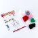 New Year's set for creativity. Fir -tree toy made of wool "New Year! Cat in a scarf "