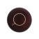 Plastic door handle, d = 70, cherry color with pattern