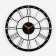 Wall clock, series: interior, "Roman numbers", smooth move, D-40 cm, mod. 8058