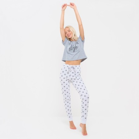 Women's pajamas (T -shirt and trousers) KAFTAN "Fresh Style" p. 48-50-5