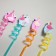 Plot of Flamingo plastic, set 4 pcs., Mix