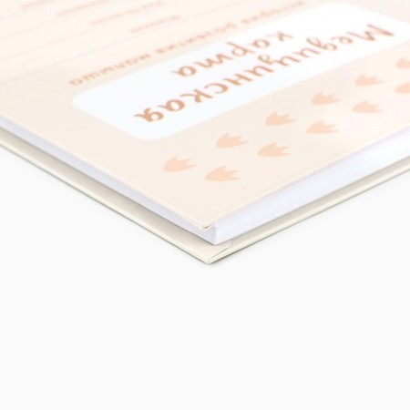 Medical map in solid cover Form No. 112/U “Gusenok” pink 80 sheets-1