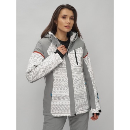 Ski suit female, size 42, white color-24