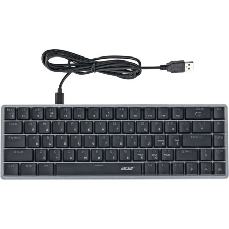 Acer OKW302 Keyboard Silver USB for Gamer LED (ZL.KBDCC.01C)-8