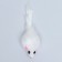 Artificial fur mouse, 5 cm, white