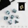 Set of Cubes "Game time" for D&D (Dungeons and Dragons, DND), series: D&D, "Marble", 7 pcs