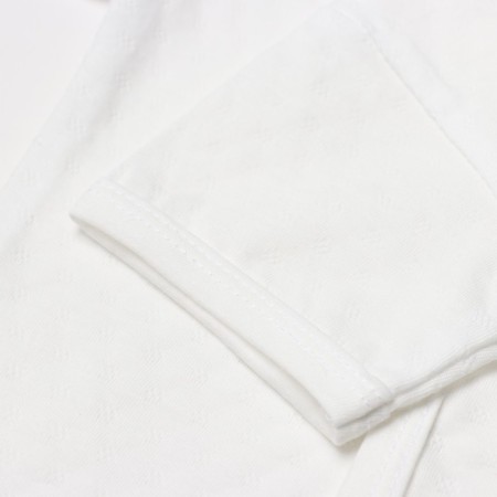 Body with a short sleeve is milk, openwork, height 62 cm-2