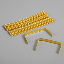 Clip tanks in a cut, gold, 13 cm