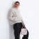 Women's bag over the shoulder Textura, small size, beige color