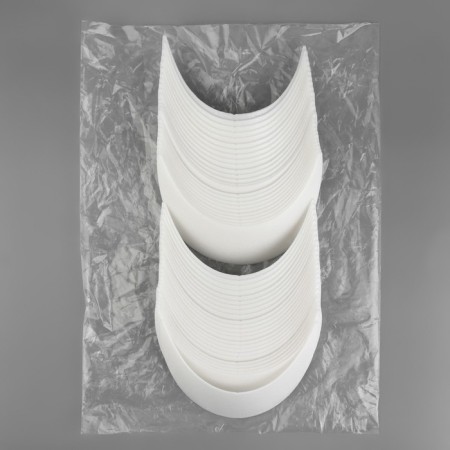 KEPK visor 5 × 17.5 × 5.5 cm, white color-4