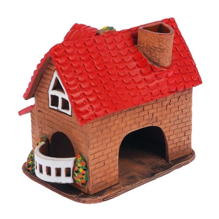 Aroma lamp house "Fear", 12 cm, handmade, mix-4