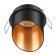 Lamp Butt, 50 watts, GU10, black color, d = 63mm