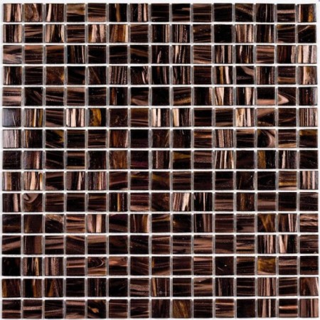 Glass mosaic bonaparte, Choco 327x327x4 mm