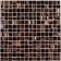 Glass mosaic bonaparte, Choco 327x327x4 mm