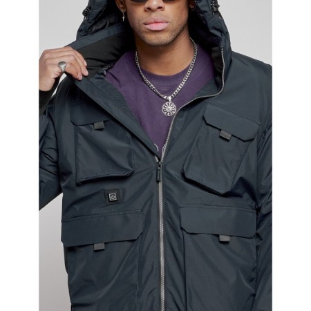 Luy jacket transformer male winter, size 50, dark blue color-30
