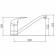 Fashun A4203 kitchen mixer, single -leaf, 40 mm cartridge, brass, chrome
