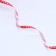 Packing plastic tape "Hearts", red, 0.5 cm x 500m