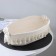 Basket for storage ladled handmade LadoM "Vilena", 38 × 22 × 12 cm, white color