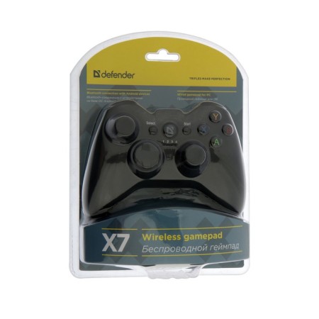 Defender X7 USB gamepad, wireless, Bluetooth, Android, Black-13