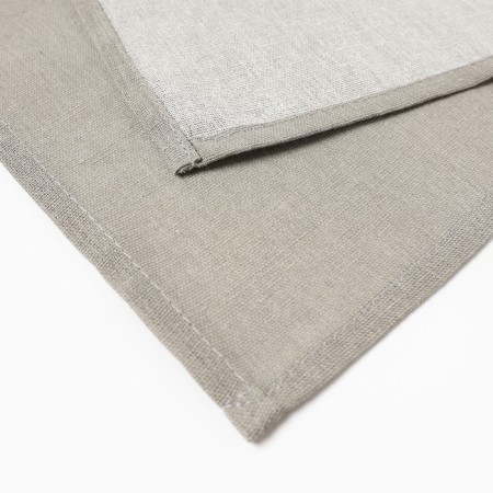 Apron Ethel "Home", gray color, 60x75 cm, 50%HL, 50%flax-2