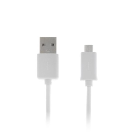 Luazon cable, microUSB - USB, 1 A, 1 m, white-1