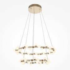 Suspension lamp Maytoni Mod081PL-L84G3K, LED, 116W, 80x80x310 cm, 8000lm, Color Gold