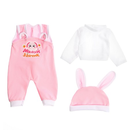 Clothes for Pups "Bunny": jacket, overalls and cap-8