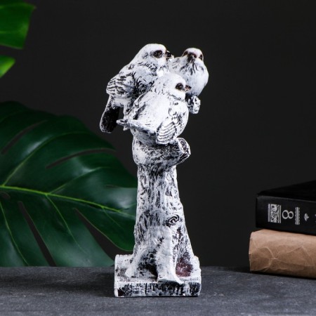 Figure "Three Birds on a branch" 24x8x23cm-1