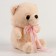 Soft toy "Bear" with a bow, 22 cm, beige color