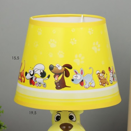 Bobik table lamp E14 15W yellow 18x18x32 cm Risalux-3