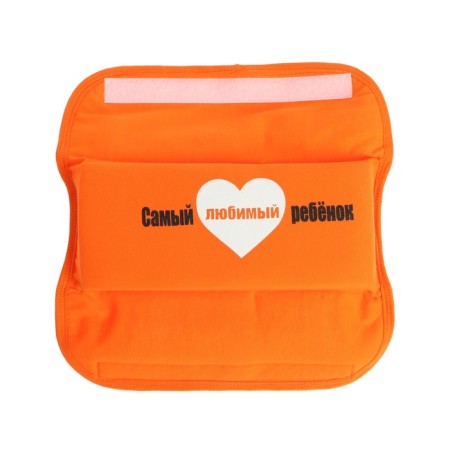 Pillow for safety belt "The most beloved child" Orange-4