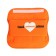 Pillow for safety belt "The most beloved child" Orange