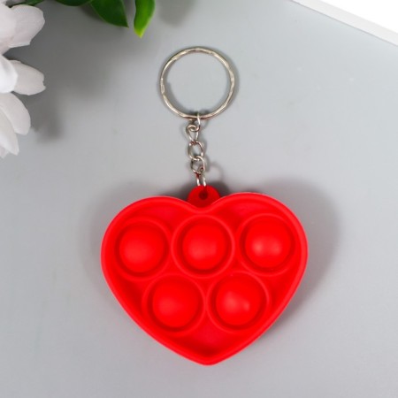 Trick Rubber Antistress (endless pimpa) "Heart" mix 5x5.7x1.3 cm-1
