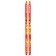 Plastic skis, 110 cm, with a notch, color mix