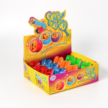 Yo-yo "whirlwind", light, color mix-4
