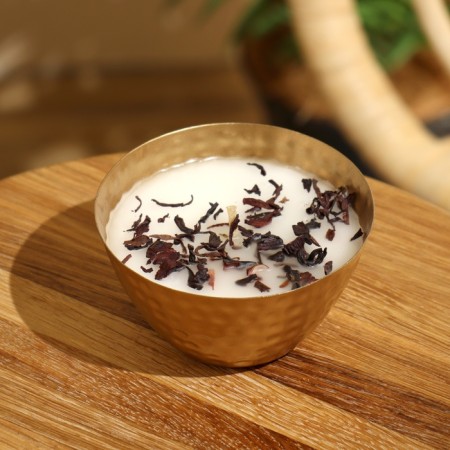Ароматическая свеча в чаше 200 гр, парафин, hibiscus-1