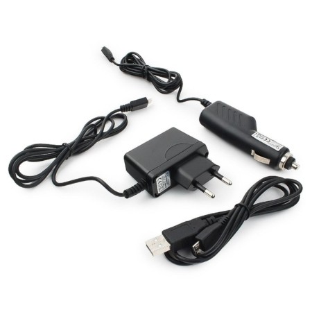 Set of chargers Gembird MP3A-Car-KIT1, MicroUSB connector, black